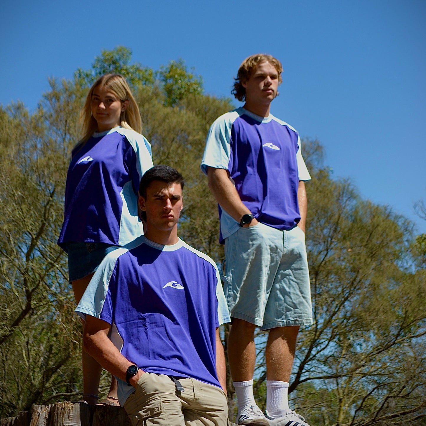 AKAW TEE (blue)